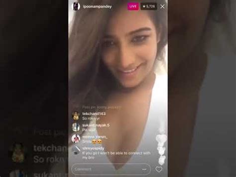 Watch Poonam Pandey Live